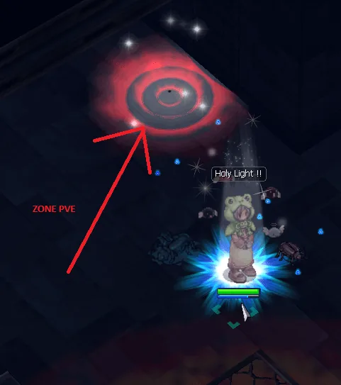 zone PvE d'accès au boss