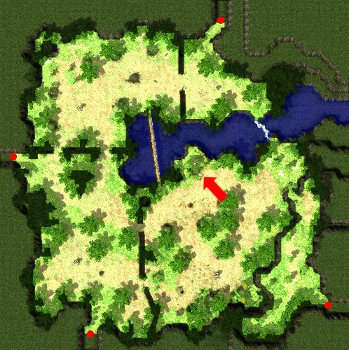 emplacement de Mémoire des orcs sur la carte, au village Orc