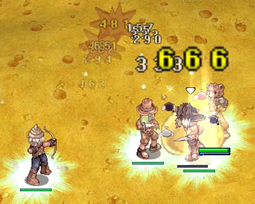combat contre le 2e boss de Poring Village