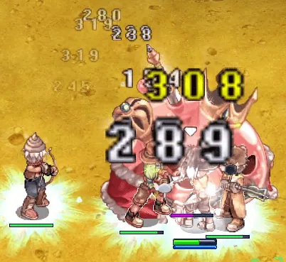 combat contre le 3e boss de Poring Village